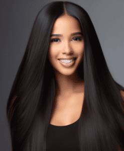 Natural Straight Lace Front Wigs